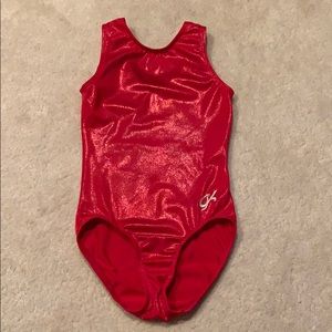 GK red leotard